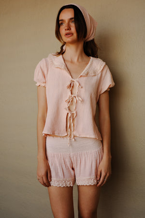 Ainara Pink Top