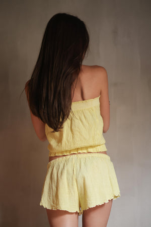 Ambar Yellow Shorts