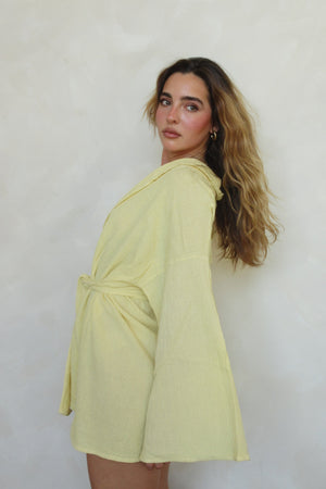 Pricilla Yellow Robe/Dress