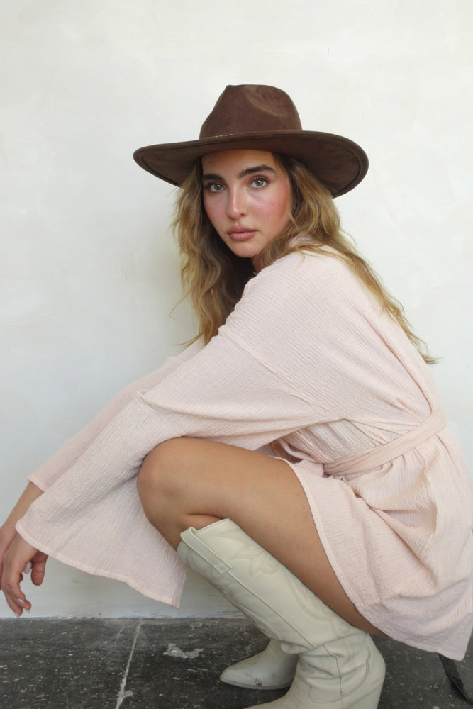 Pricilla Pink Robe/Dress