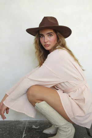 Pricilla Pink Robe/Dress