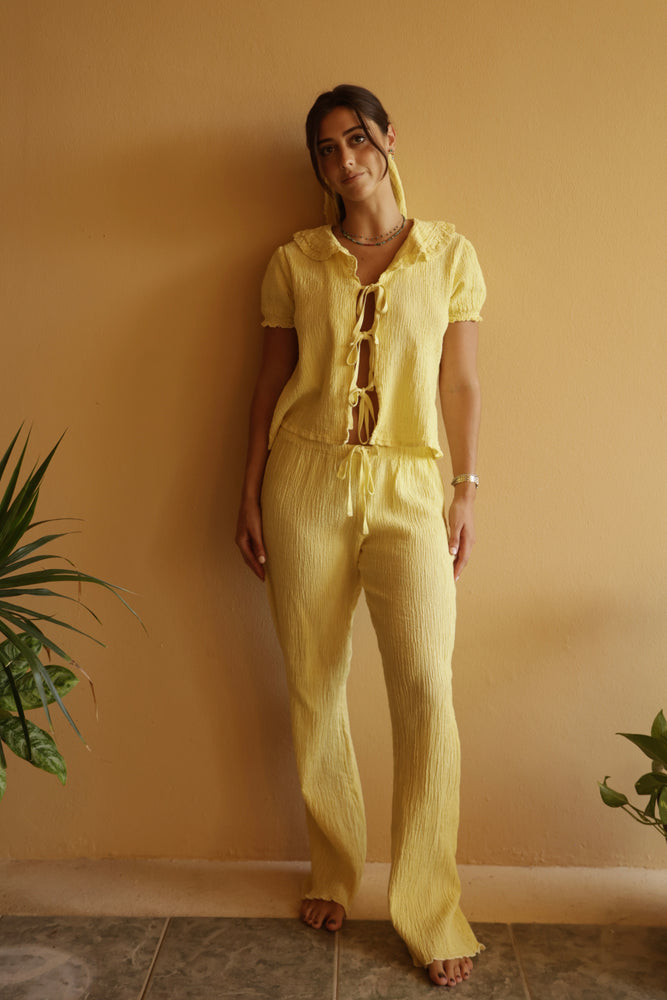 Estela Yellow Pants