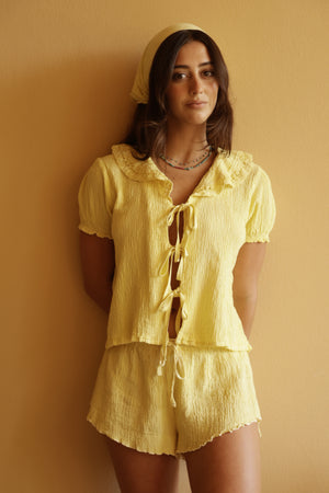 Ainara Yellow Top