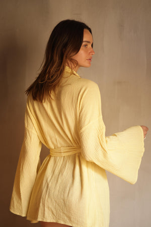 Pricilla Yellow Robe/Dress