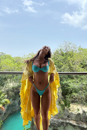 Aolani Yellow Cape/Skirt