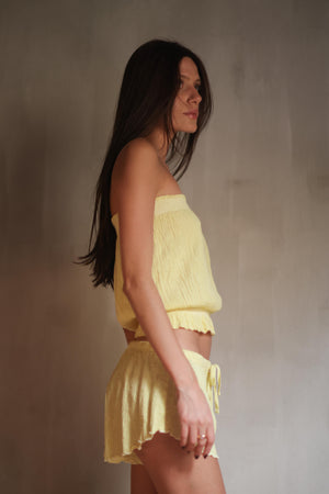 Ambar Yellow Shorts
