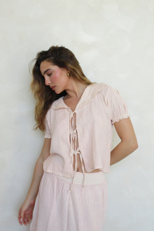 Ainara Pink Top