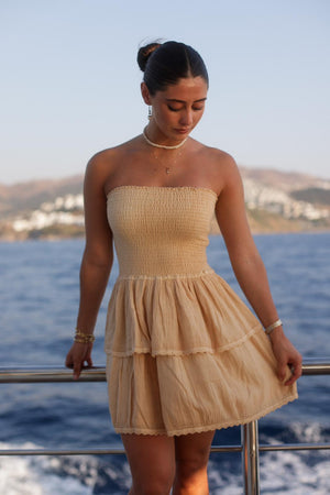 Mykonos Golden Dress