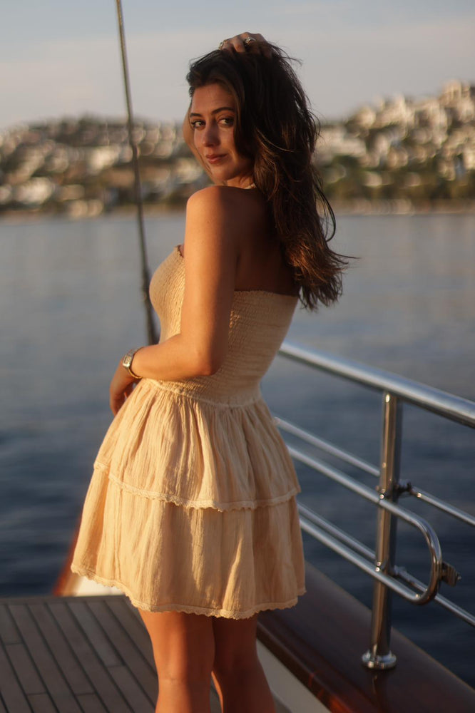 Mykonos Golden Dress