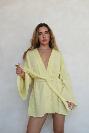 Pricilla Yellow Robe/Dress