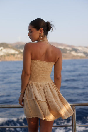 Mykonos Golden Dress