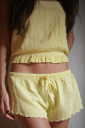 Ambar Yellow Shorts