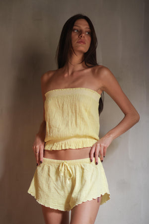 Ambar Yellow Shorts