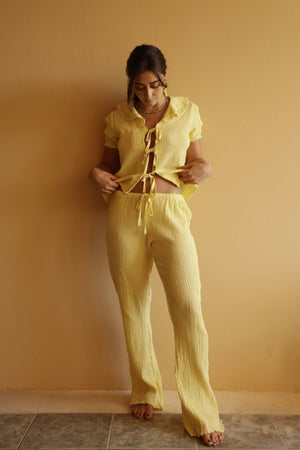 Estela Yellow Pants