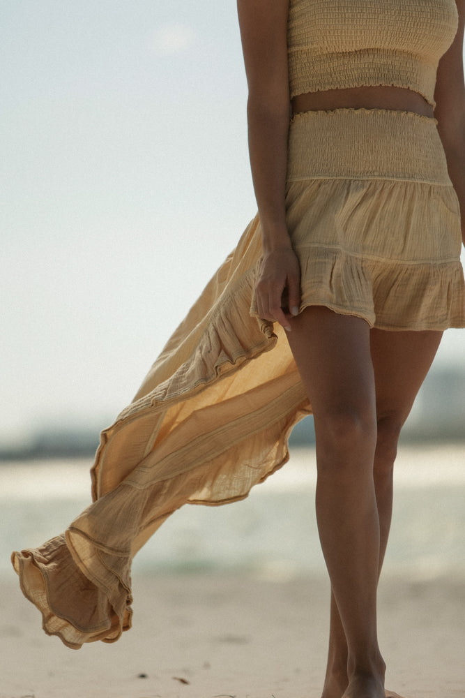 Iris Golden Skirt