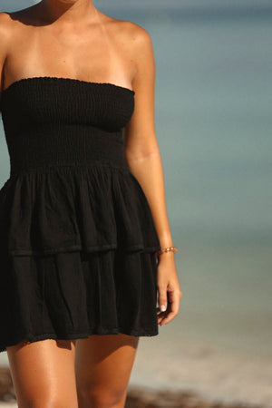 Mykonos Black Dress
